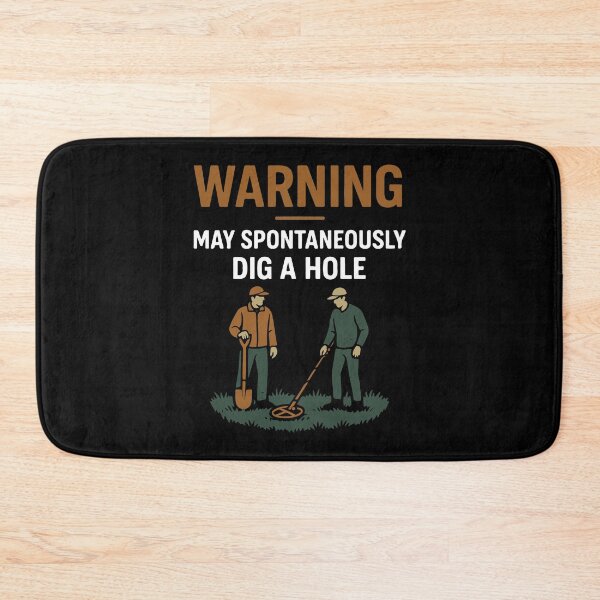 Item preview, Warning May Spontaneously Dig A Hole Treasure designed and sold by LuminOrb.