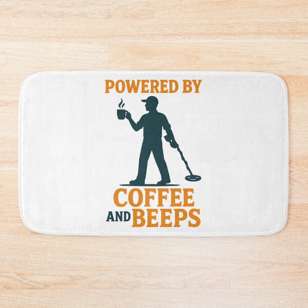 Item preview, Powered By Coffee And Beeps Metal Detecting designed and sold by LuminOrb.