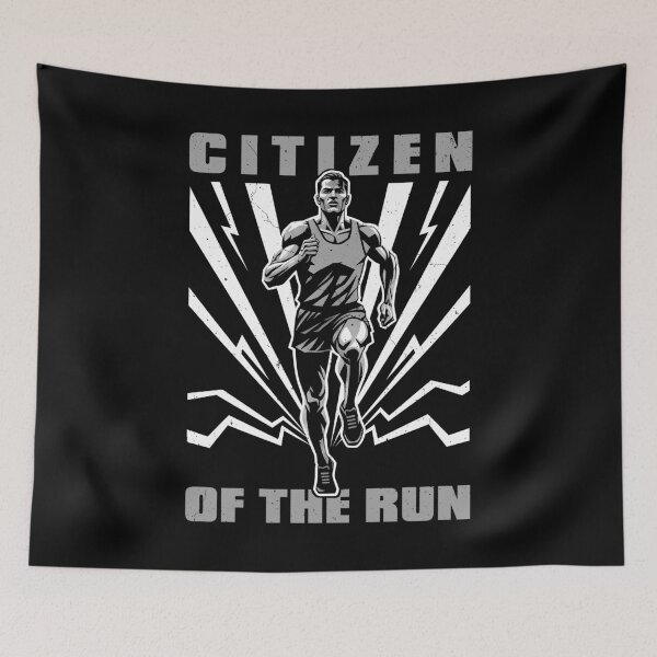 Item preview, Runner Running Citizen Of The Run Marathon Runners Men designed and sold by GrandeDuc.