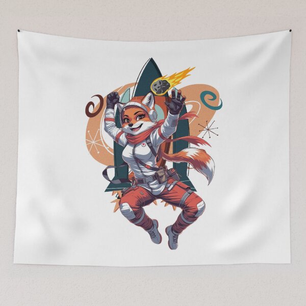 Item preview, Space Explorer Fox designed and sold by yuki-hana.