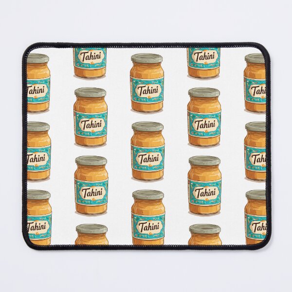 Item preview, Classic Tahini Jar with Ornate Label Foodie Graphic designed and sold by ChefsSpicyFits.