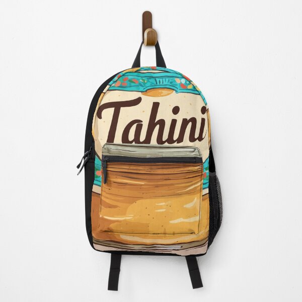 Item preview, Classic Tahini Jar with Ornate Label Foodie Graphic designed and sold by ChefsSpicyFits.