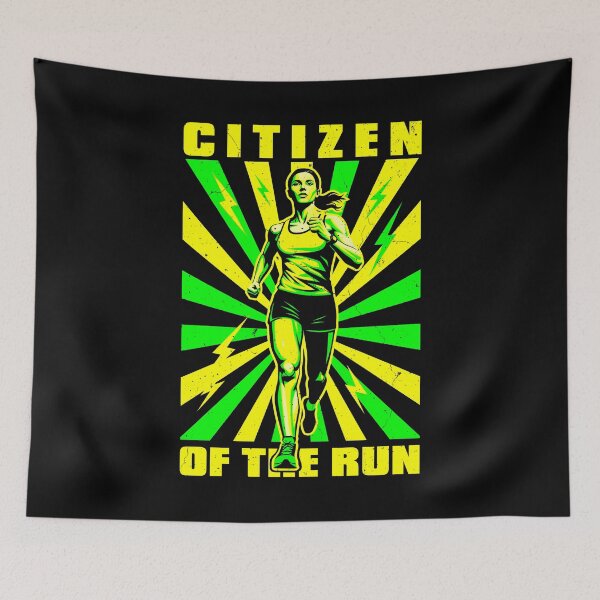 Aperçu de l'œuvre Coureuses Citoyennes de la course Marathoniennes créée et vendue par GrandeDuc.