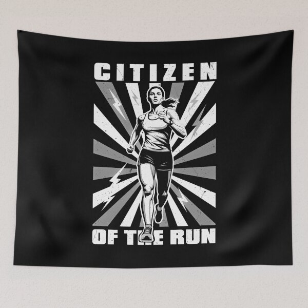 Aperçu de l'œuvre Coureuses Citoyennes de la course Marathoniennes créée et vendue par GrandeDuc.