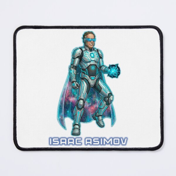 Item preview, Isaac Asimov: The Galactic Guardian - Sci-Fi Author Art designed and sold by Write-N-Fight.