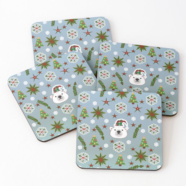 Item preview, Cute Christmas Polar Bear Seamless Pattern – Winter Holiday Bear Design. designed and sold by HopeAndHustle.