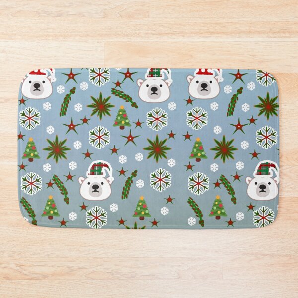 Item preview, Cute Christmas Polar Bear Seamless Pattern – Winter Holiday Bear Design. designed and sold by HopeAndHustle.