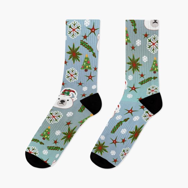 Item preview, Cute Christmas Polar Bear Seamless Pattern – Winter Holiday Bear Design. designed and sold by HopeAndHustle.