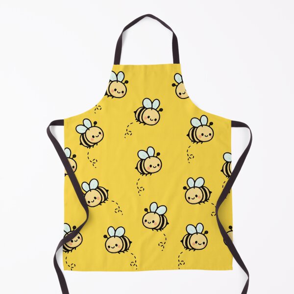 Item preview, Kawaii Bee Pattern, Cute Flying Bees designed and sold by imperiumpublicitario .
