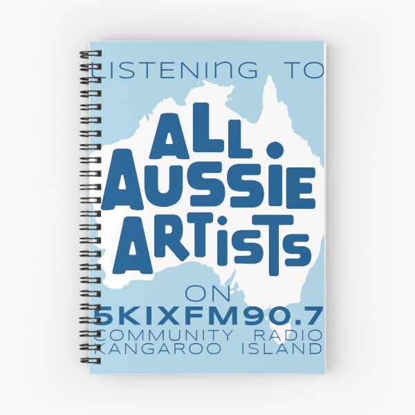 Item preview, All Aussie Artists on 5KIxFM90.7 (Dark Theme) designed and sold by ezcreate.media.