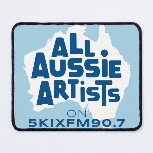 Item preview, All Aussie Artists on 5KIxFM90.7 (Dark Theme) designed and sold by ezcreate.media.