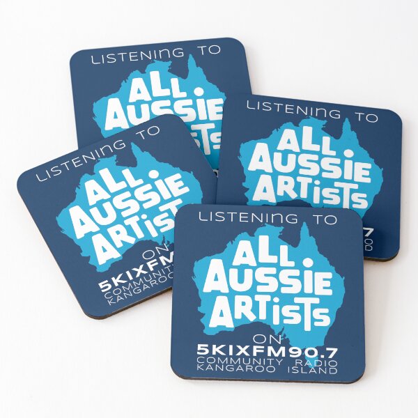 Item preview, All Aussie Artists on 5KIxFM90.7 (Light Theme) designed and sold by ezcreate.media.