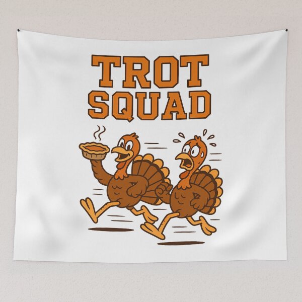 Item preview, Thanksgiving Cute Gobble Fall Trot Squad 80s Happy designed and sold by CalvinVanAuken.