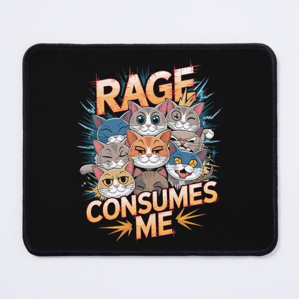 Item preview, Rage Consumes Me Cat Crew designed and sold by Lichtisign.