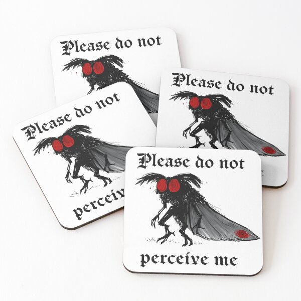 Item preview, Please do not perceive me - Live Laugh Lurk Appalachian Cryptid Mood designed and sold by SkeletonsDanger.