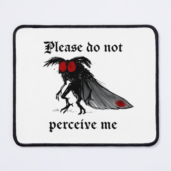Item preview, Please do not perceive me - Live Laugh Lurk Appalachian Cryptid Mood designed and sold by SkeletonsDanger.