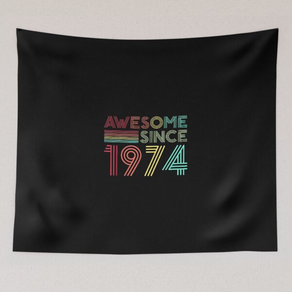 Item preview, 48Th Birthday Vintage 1974 Made In 1974 Awesome Since 1974  Classic  designed and sold by SofiaBrand.