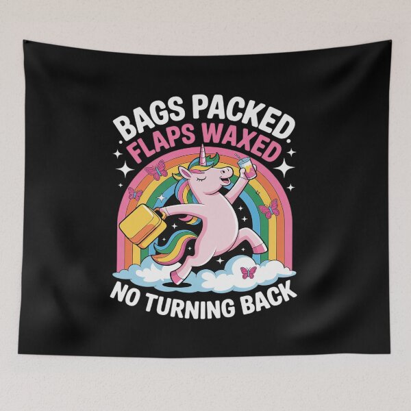 Item preview, Unicorn Inappropriate Dirty Bags Packed Flaps Waxed  designed and sold by NailMolisa.