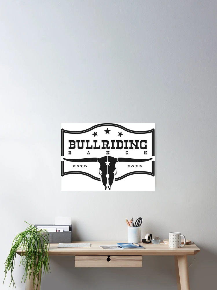 Thumbnail 2 of 3, Poster, BullRiding Ranch vintage designed and sold by RicardoPeragua.