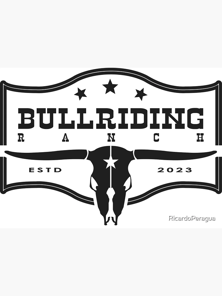 Thumbnail 3 of 3, Poster, BullRiding Ranch vintage designed and sold by RicardoPeragua.