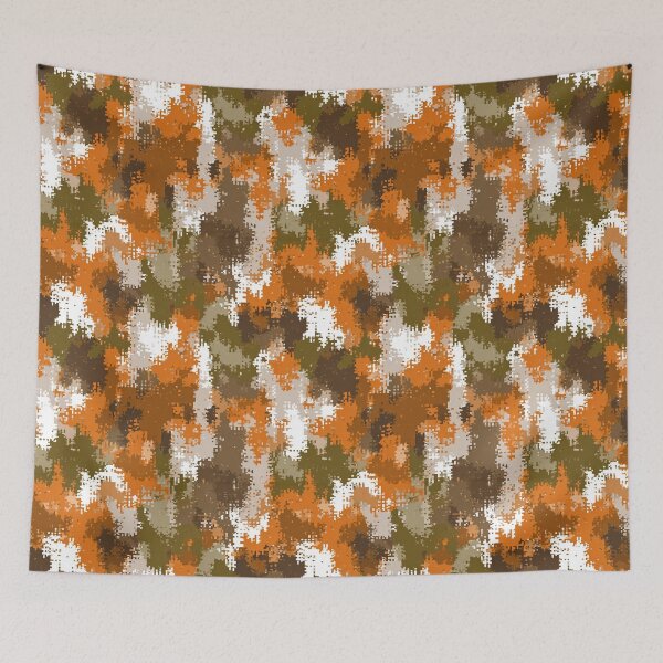 Item preview, Artistic Hunting Pixeled Camouflage Style For Army Inspired Fan designed and sold by RoyalStarsPatts.