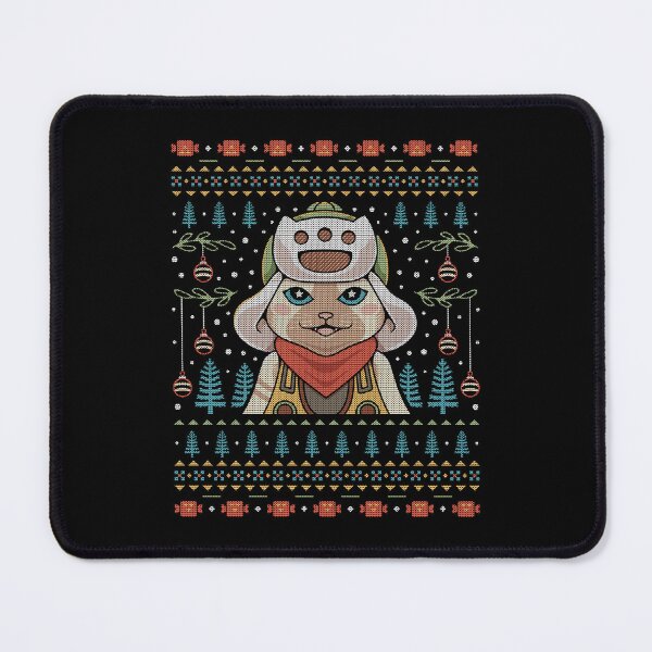 Item preview, Felyne Palico Ugly Sweater designed and sold by Lagelantee.
