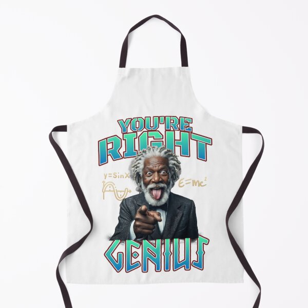 Item preview, You're Right, Genius! Funny Science Math Professor Motivation designed and sold by Standing Wave Studio.