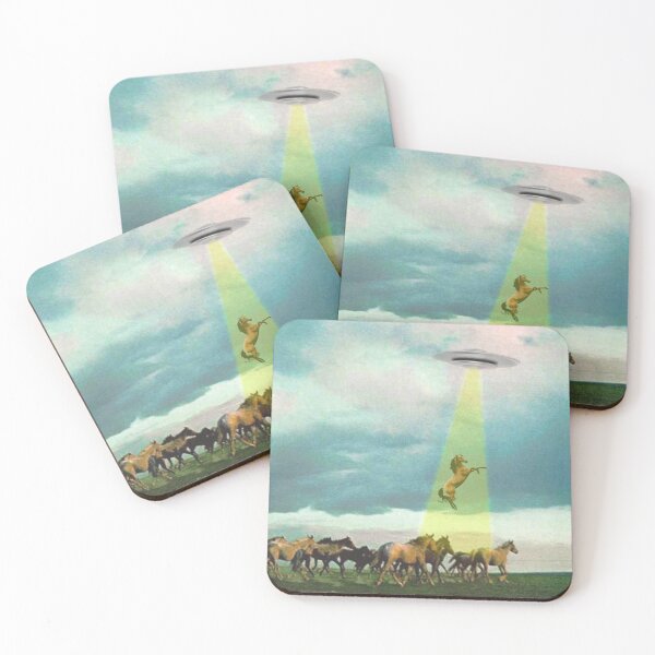 Item preview, They too love horses // Aliens abducting horses designed and sold by MsGonzalez.