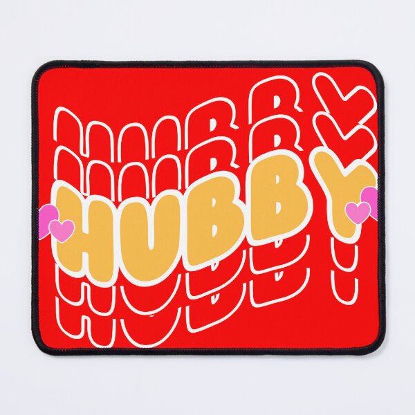 Item preview, Hubby Retro Groovy Matching Couple Wedding T-Shirt designed and sold by Stag Prime Shop.