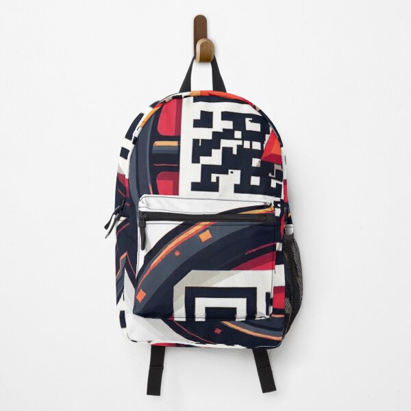 Item preview, Futuristic QR Code Power Emblem designed and sold by Sainky.