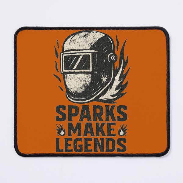 Item preview, Sparks Make Legends Welding Helmet Design designed and sold by JonelCrafts.