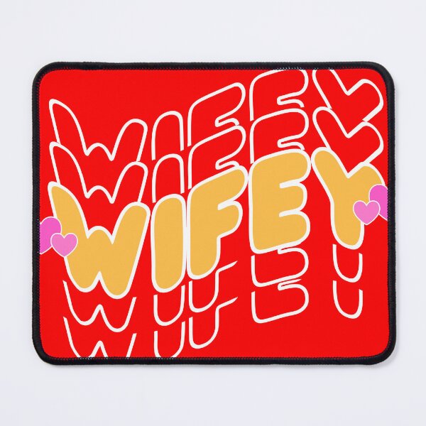 Item preview, Wifey Retro Groovy Matching Couple Wedding T-Shirt designed and sold by Stag Prime Shop.