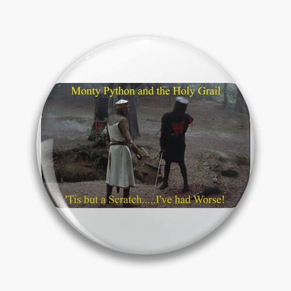 Item preview, Monty Python and the Holy Grail Black Knight Scratch designed and sold by Miss Mindy's Boutique.