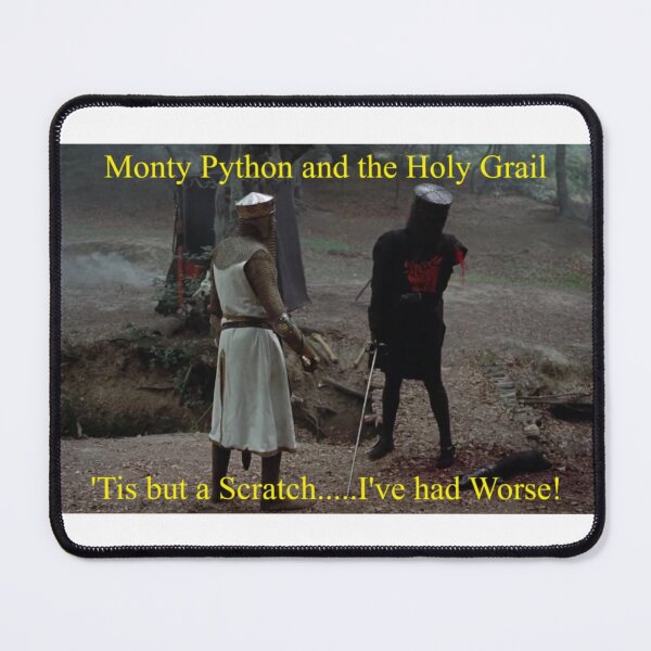 Item preview, Monty Python and the Holy Grail Black Knight Scratch designed and sold by Miss Mindy's Boutique.