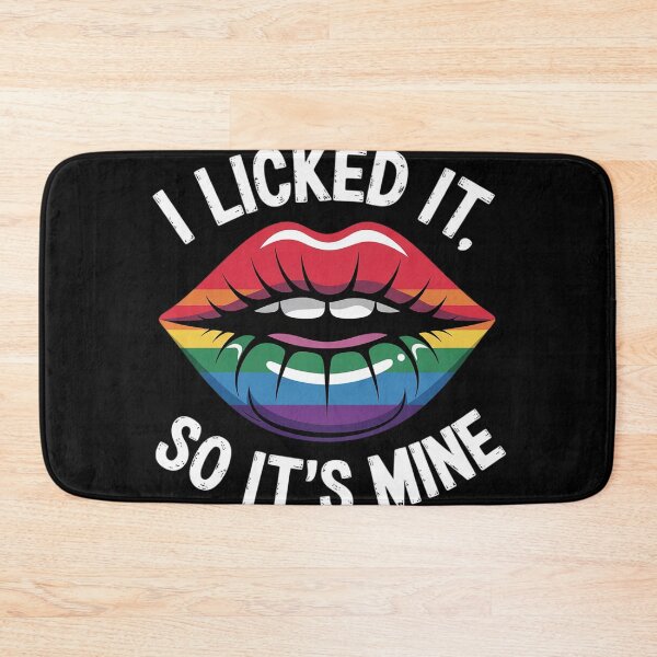 Item preview, Gay Pride Lips I Licked Its Mine Rainbow Flag Lgbt Women Men  designed and sold by NailMolisa.
