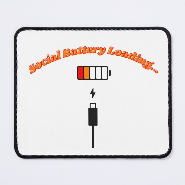 Item preview, Social Battery Loading... (2) designed and sold by Samy-art.