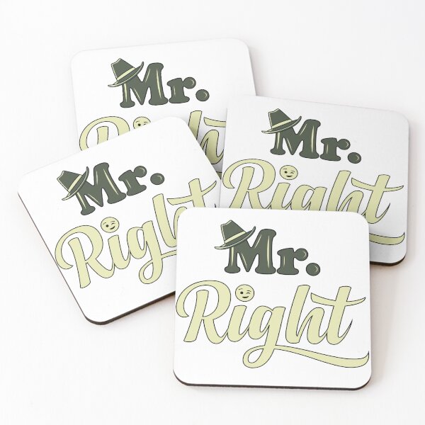 Item preview, Mr Right Funny Matching Couple Hat and Wink T-Shirt designed and sold by Stag Prime Shop.