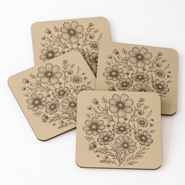 Item preview, Bouquet of Wildflowers. Brown Version designed and sold by ArthousePromos.