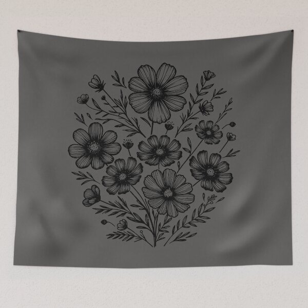 Item preview, Bouquet of Wildflowers. Black Version designed and sold by ArthousePromos.