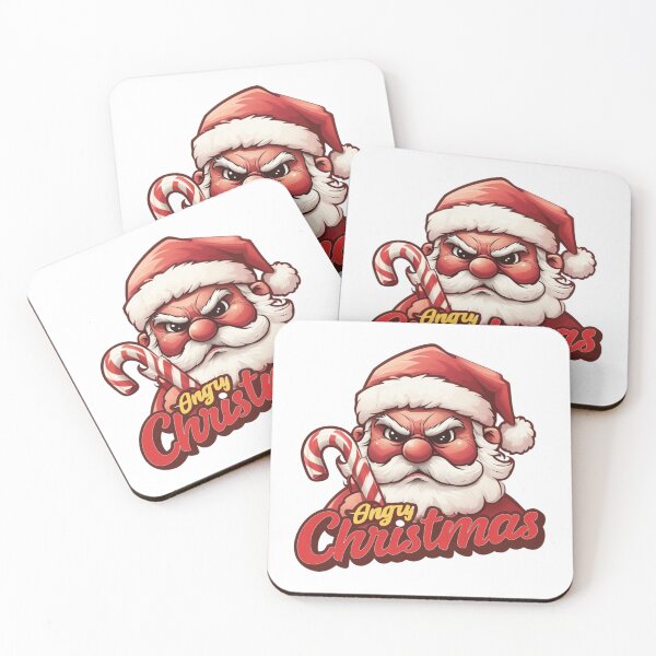 Item preview, Angry Santa with sugar cane designed and sold by JIGUWORLD.