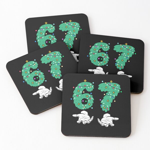 Item preview, Christmas Six Seven 6 7 Meme Gen Alpha Slang 6-7 Hands designed and sold by BornBorn.