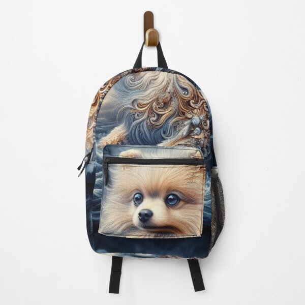 Item preview, Whimsical Golden Pomeranian Bling designed and sold by Wags & Tails.