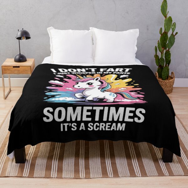 Item preview, I Don't Fart I Whisper In My Pants - Unicorn designed and sold by NailMolisa.