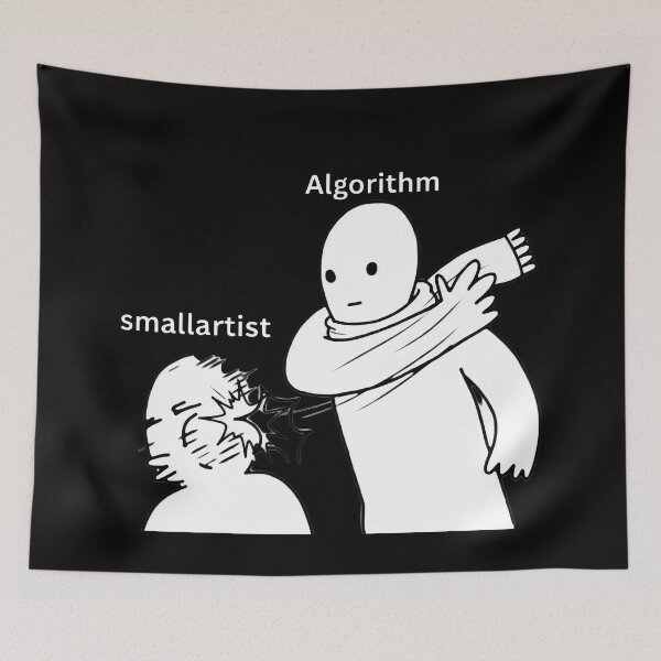 Item preview, The Algorithm vs The Small Artist designed and sold by Dakson Design - Fantasy Art.