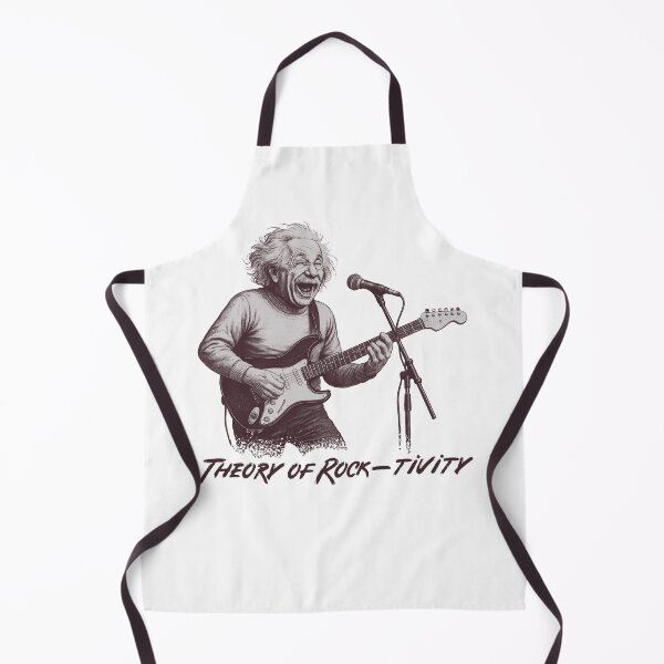 Item preview, Funny Theory of Rocktivity Albert Einstein playing Electric Guitar designed and sold by André Botes.