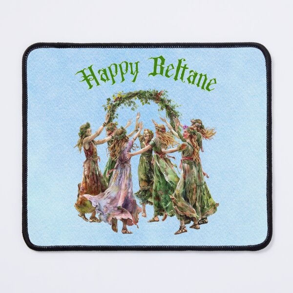 Item preview, Joyful Beltane Maidens – Enchanted Floral Wreath Dance designed and sold by MysticOzzy.