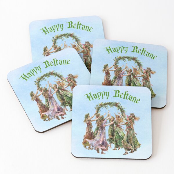 Item preview, Joyful Beltane Maidens – Enchanted Floral Wreath Dance designed and sold by MysticOzzy.