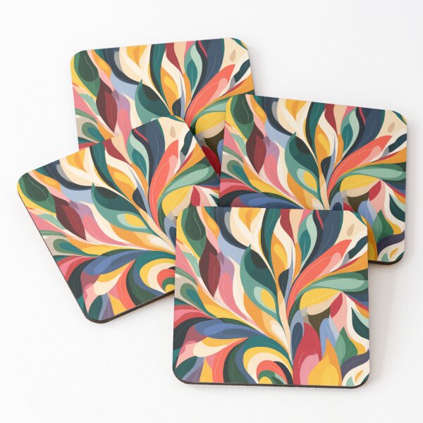 Item preview, Abstract pattern soft flowers  designed and sold by SmileshareShop.