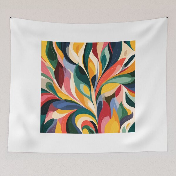 Item preview, Abstract pattern soft flowers  designed and sold by SmileshareShop.