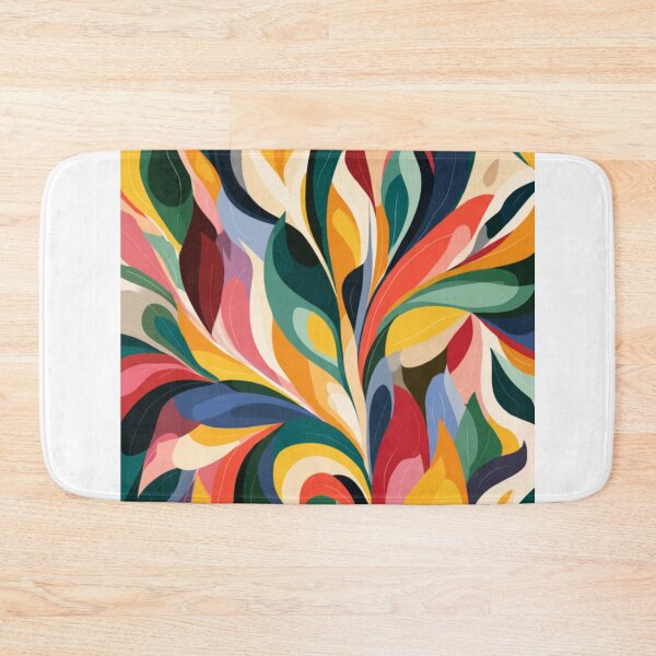 Item preview, Abstract pattern soft flowers  designed and sold by SmileshareShop.